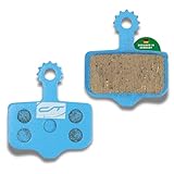 ZUSATZINFORMATIONEN: Enthält einen Satz organischer Bremsbeläge in Blau, kompatibel mit verschiedenen Bremssystemen, robust aus Metall und Stahl gefertigt, leicht und effizient mit optimaler Bremswirkung