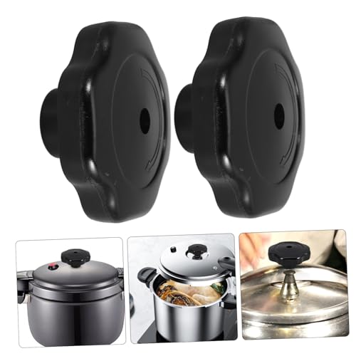 2 piezas pomo de tapa para olla a presión resistente al calor miniatura 6