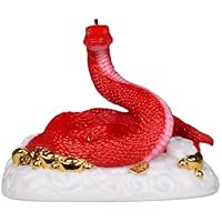 Amazon.co.jp: Lake key 白蛇 置物 白へび 蛇 ヘビ 白蛇縁起 巳