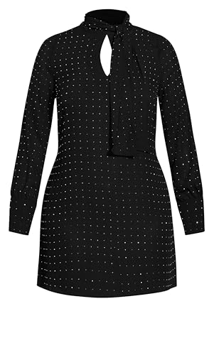 Image of City Chic Plus Size Shirt - Nailhead Tunic