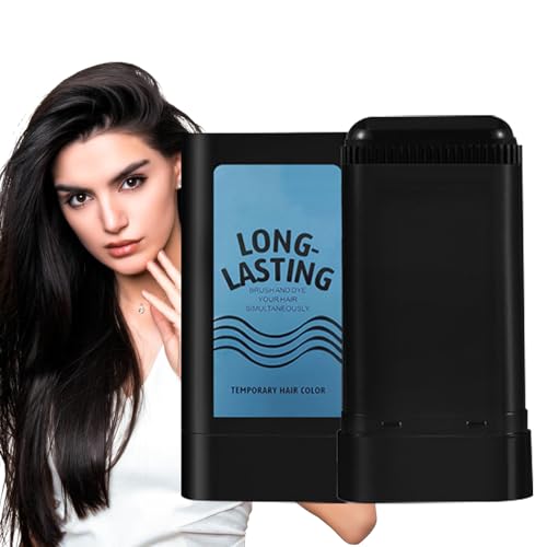 Lápiz de color para el cabello, resistente al agua, cobertura de canas, línea temporal de color cema, punta cremosa, corrector de pelo de larga duración para viajes de negocios, correcciones rápidas