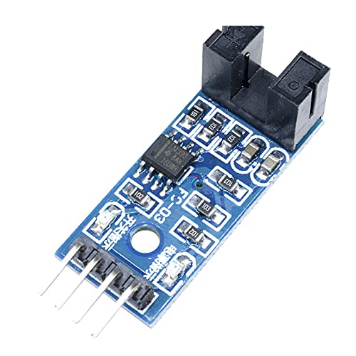 5Pcs Slot Type IR Optocoupler Speed Sensor Module LM393 for Arduino Groove Coupler Sensor 3.3V-5V Connect Relay Buzzer Module