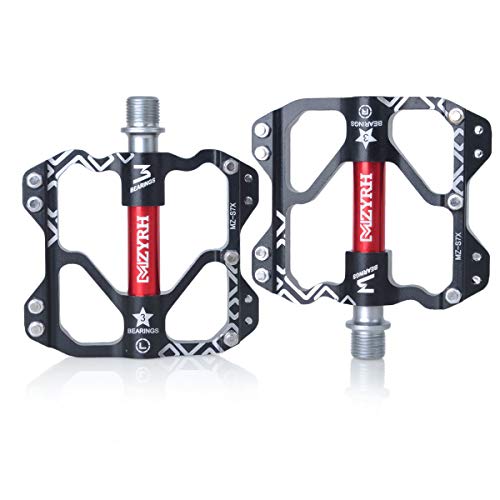 ThinkTop Mountain Bike Pedals Platform for MTB BMX, 9/16 Bicycle Road Bike Flat