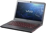 Sony VAIO SVE14A1S1EB 35,6 cm (14 Zoll) Laptop (Intel Core i3 2350M, 2,3GHz, 4GB RAM, 500GB HDD, AMD HD 7670M, DVD, Win 7 HP) schwarz