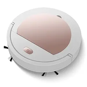 Mabron Smart Sweeper, Vacuum Robot Cleaner, Automatic Circle Sweeper Small Timing Vacuum Cleaner with Noise Reduction and Long Battery Life Full Space Coverage for Wood Floors/Marbles/Floor Tiles