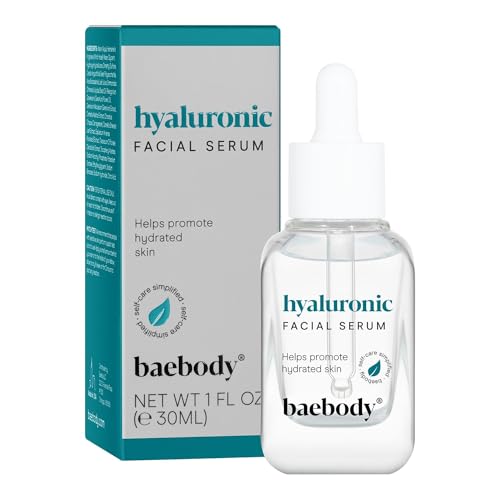 Baebody Critically Acclaimed Hyaluronic Acid Serum for Face with Vitamin C, Vitamin E, Ultra Hydrating, Anti Aging, Moisturizes, Plumps Skin, Reduces Wrinkles, 1 Oz