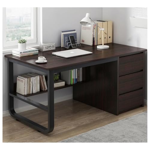 kiwet�p�\�R���f�X�N �׋��� ������ �ؐ� ���[�t�� ���[�����o���t�� �g���ȒP ���ցA�Q���A�I�t�B�X�A�w�K�X�y�[�X�ł̎g�p�ɓK���Ă��܂� �ݑ�Ζ� �H�� �I�t�B�X �׋� ��Ɗ� �d���p (�u���b�N�E�H���i�b�g,100*50*73.5cm)