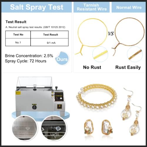BENECREAT 24Gauge/0.5mm Bare Copper Wire with Oil Coated, Tarnish Resistant Copper Wire for Jewelry Craft Making, 198 Feet/60m