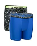 Under Armour Boys' Original Series Boxerjock Novelty 2-Pack, Ultra Blue (907)/Graphite, Youth X-Small