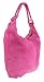 Girly HandBags - Bolso al hombro para mujer rosa fucsia