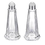 Adecuado para su uso en restaurantes, buffets, en la cocina y en la mesa del comedor: para el almacenamiento decorativo de pimienta molida, sal u otras especias finamente molidas