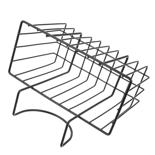 WATIIFUFU Cesta Colgante para Fregadero de Cocina en Acero Inoxidable, Escurridor Compacto Negro para Esponjas y Utensilios, Organizador Práctico para Almacenamiento y Drenaje Hogar