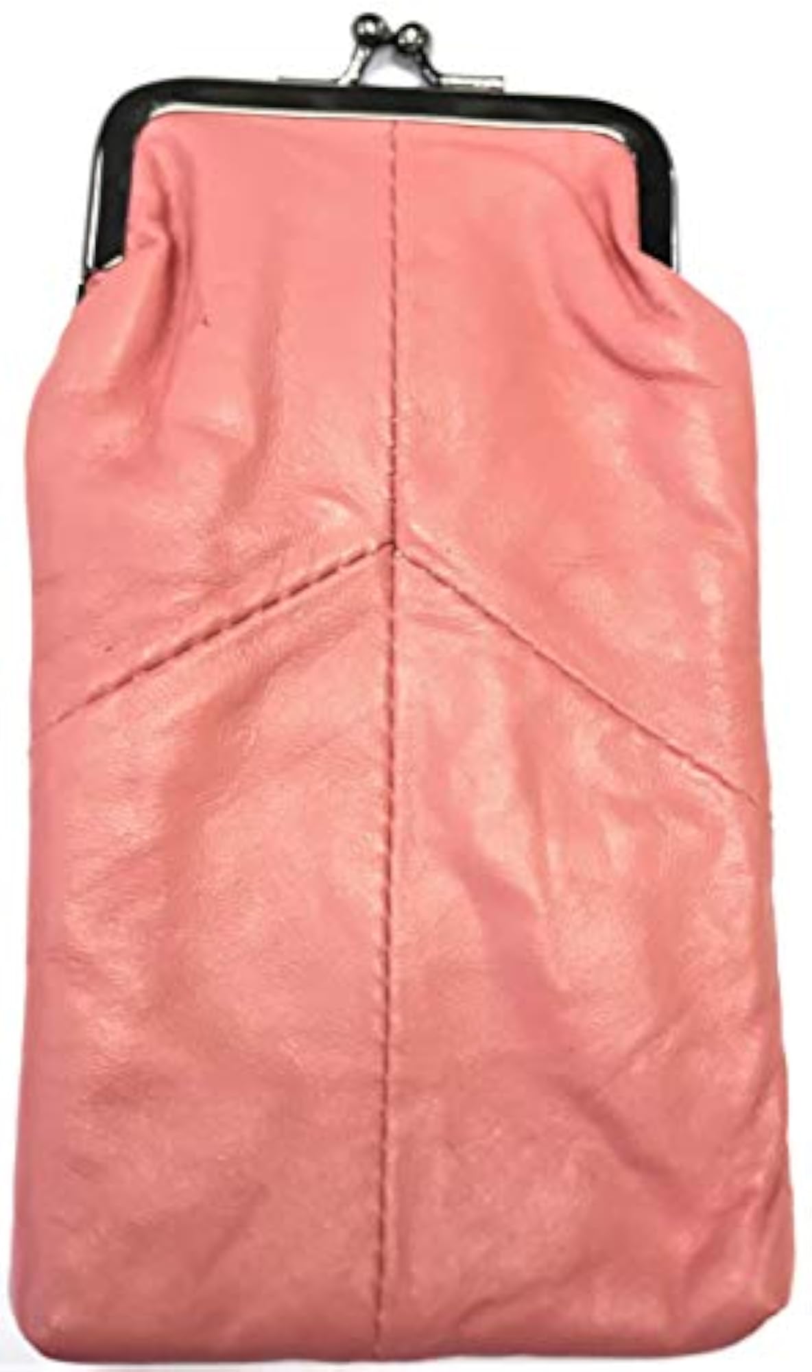 Pink Lamb Skin Leather Cigarette Case, Stylish Holder