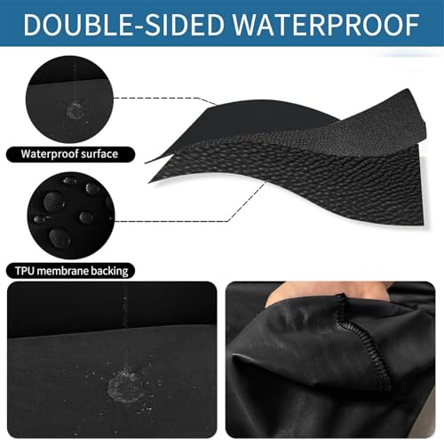 Housse de coussin universelle TPU soie de lait imperméable facile à installer - 6