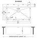 Ruvati 33 x 22 inch Workstation Drop-in Topmount Kitchen Sink 16 Gauge Stainless Steel Single Bowl - RVH8003