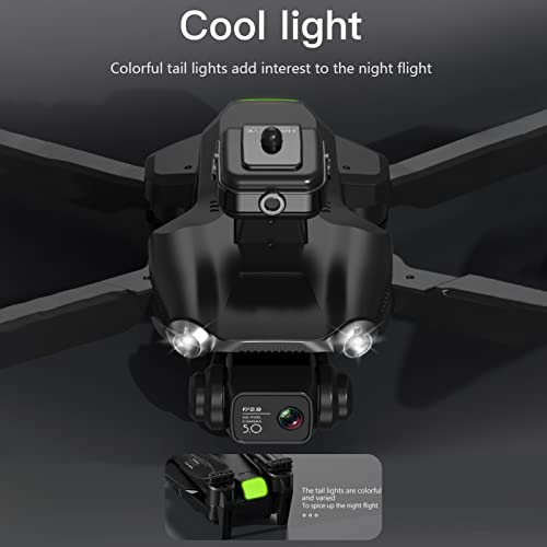 Moniss Drone de controle remoto GPS com câmera 8K Câmera dupla 5GWIFI 360° Prevenção de obstáculos M