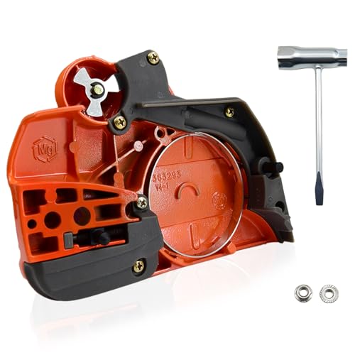 Clutch Cover Chain Brake Assembly for Husqvarna 450 450e 445 445e Rancher Chainsaw Replace 544097901 544097902