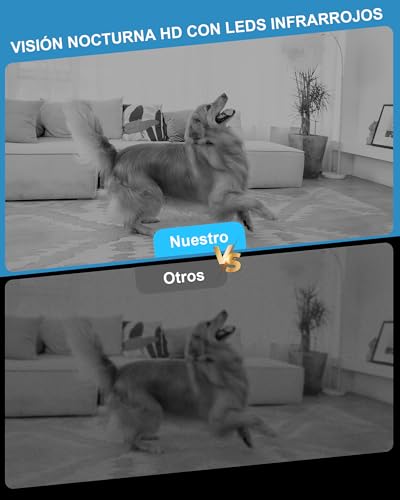 AOBOCAM Camara Espia,1080P Bluetooth Mini WiFi (2.4GHz) Cámara para Ver En El Movil, Interior/Exterior Mini Cámaras De Vigilancia inalambricas con Visión Nocturna Detección De Movimiento (ESA12) - imagen 3