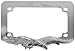 Custom Accessories 92732 Chrome Eagle Motorcycle License Plate Frame