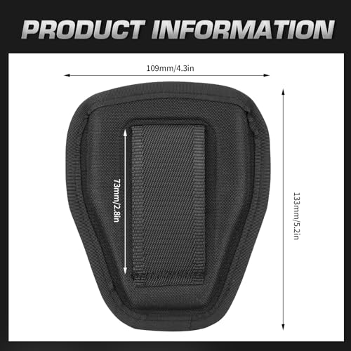 Handcuff Case, Open Top Handcuff Holder Holster, 600D Nylon Cuff Pouch for Duty Belt Accessories Fits Standard Chain or Hinge Handcuffs, Wear-Resistant Ullnosoo - Thumbnail 6