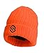 ScentLok Carbon-Alloy Knit-Cuff Beanie, Winter Hat for Hunting, Camping, and Outdoor Use, One Size Fits Most (Blaze Orange)