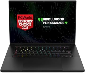 Blade 16 Gaming-Laptop: NVIDIA GeForce RTX 4070 13th Gen Intel 24-Core i9 HX CPU - 16" QHD+ 240Hz 16GB-RAM - 1TB SSD CNC Aluminum Compact GaN-Charger - Windows 11 Chroma RGB