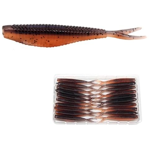 FOLANDO 20 PCS 7cm Soft Fishing Lures Cover