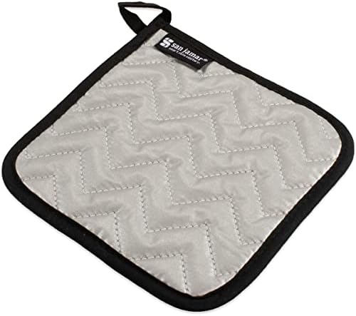 San Jamar 802SPH - Soporte de silicona para ollas - 7 pulgadas de ancho x 7 pulgadas de profundidad