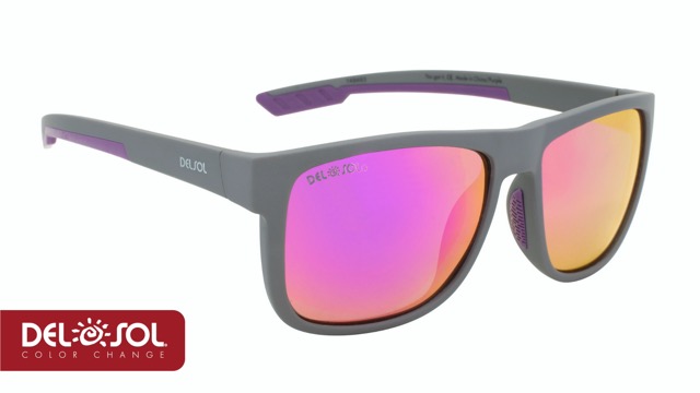 Del Sol Solize Color-Changing Sunglasses, 100% UVA and UVB  display picture 1