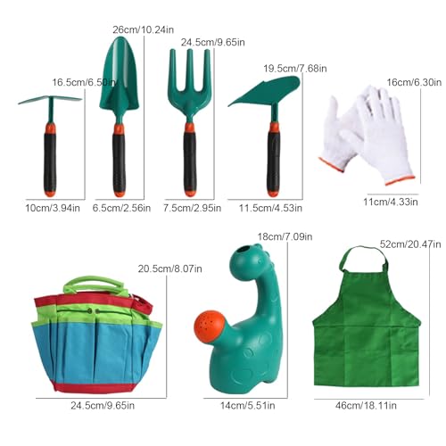 Herramientas De Jardinería para – Kit De Juguetes Ergonómicos Educativos, Herramientas Manuales De Jardín para | Juego De Riego para Excavación De Suelo, Trasplante De Macetas Y Jardineros - imagen 4