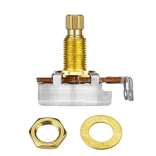Ocobudbxw Laiton Arbre Guitare Électrique Basse Volume Tone Control Pots Potentiomètre A500K - Les Beatles, Paul McCartney, John Lennon, RIngo Starr, George Harrison Ocobudbxw Laiton Arbre Guitare Électrique Basse Volume Tone Control Pots Potentiomètre A500K – Image 5