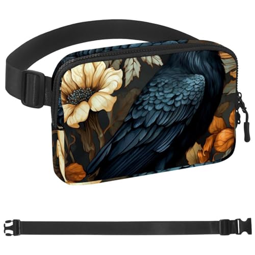 Sac banane à bandoulière Crow grand format pour éviter l'encombrement pendant l'entraînement
