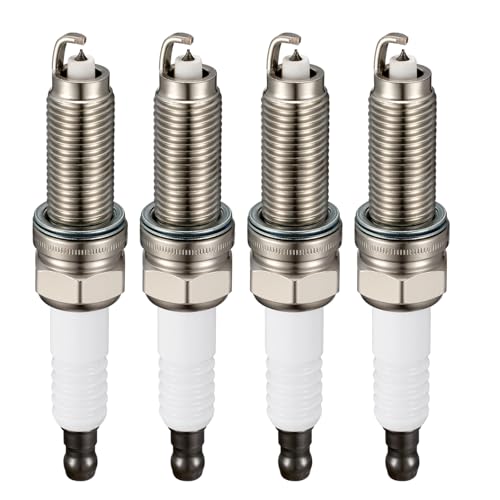Image of Iridium Spark Plug 9619 4 Pack for Honda Civic | Fits Acura ILX /TSX, Fits Honda Civic /Crosstour /CR-V /Accord 2.4L L4 | OE 9619 | 14mm | Heat 6 | Iridium | Gap 1.1mm