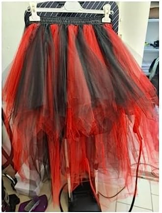 Tulle Skirts for Women, High Low 50s Vintage Colorful Tutu Petticoat Ballet Bubble Dance Skirt for Cosplay Party, Theme Parties, Punk/rock, Carnival Costumes, Fancy Dress Parties, Christmas, Halloween