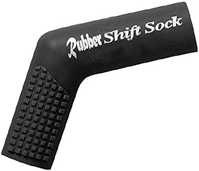 Gear Boot Shoe Protector Rubber Shifter Sock Cover for Motorcycle (Black Finish)
