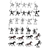 Soldats de - l'ensemble de jouets en matières plastiques utilisé par les enfants pour jouer pendant une longue période, soldat de