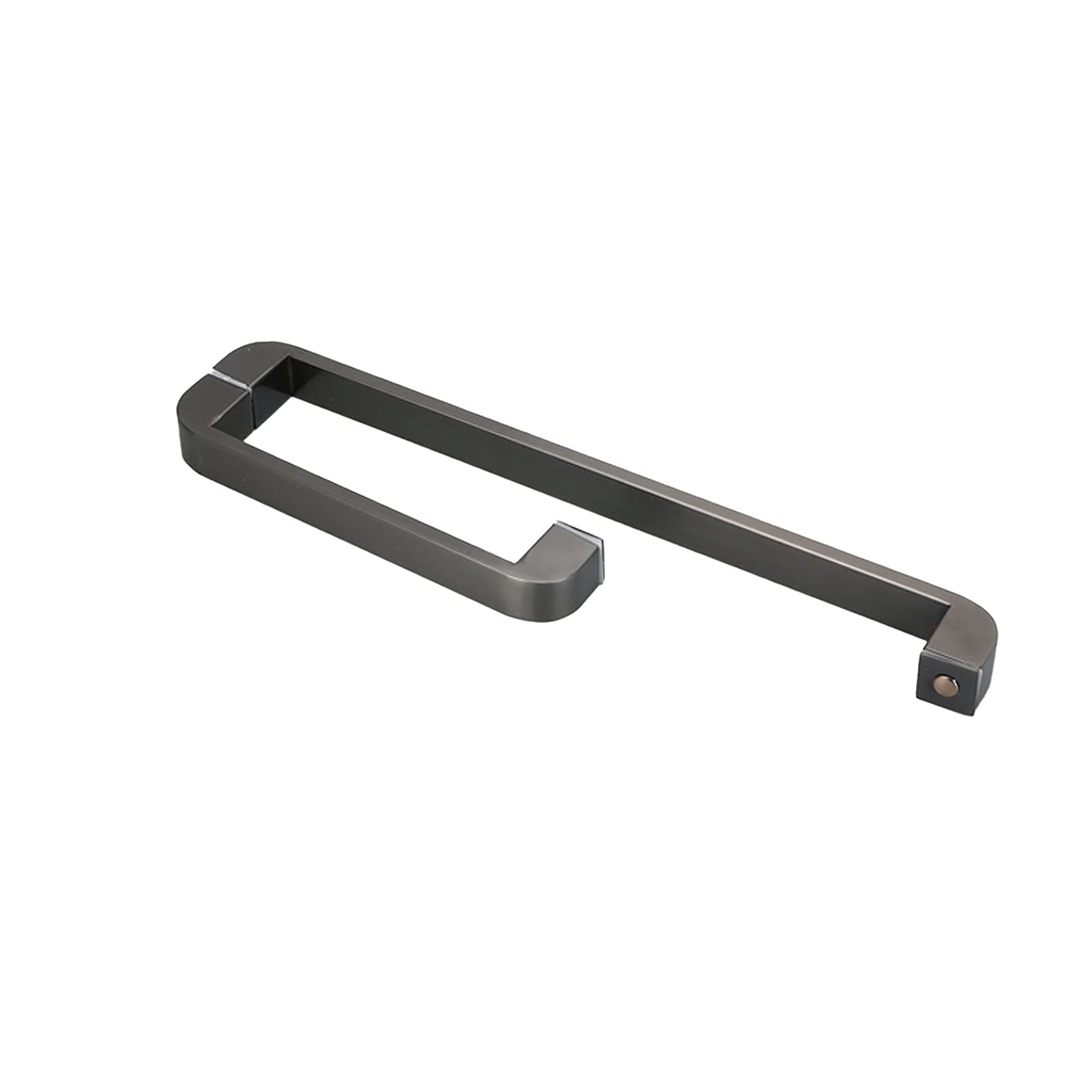 Poignée de porte en verre noire coulissante douche 225 425 mm