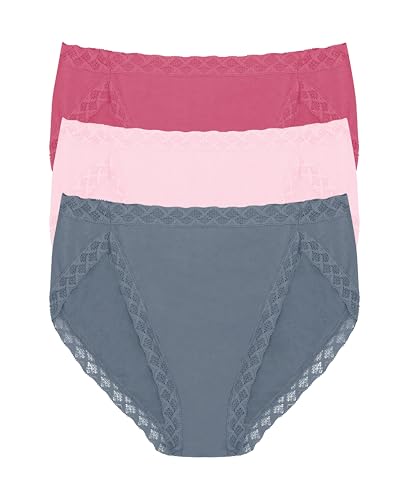 Image of Natori Women's Pima Bliss French Cut Briefs 3 Pack