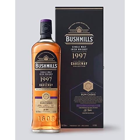 Bushmills Causeway Collection 1997 Rum Cask Whiskey Cover