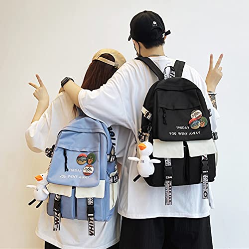 BTSEURY Linda mochila casual oxford pano mochila de viagem mochilas femininas mochila de alta capaci