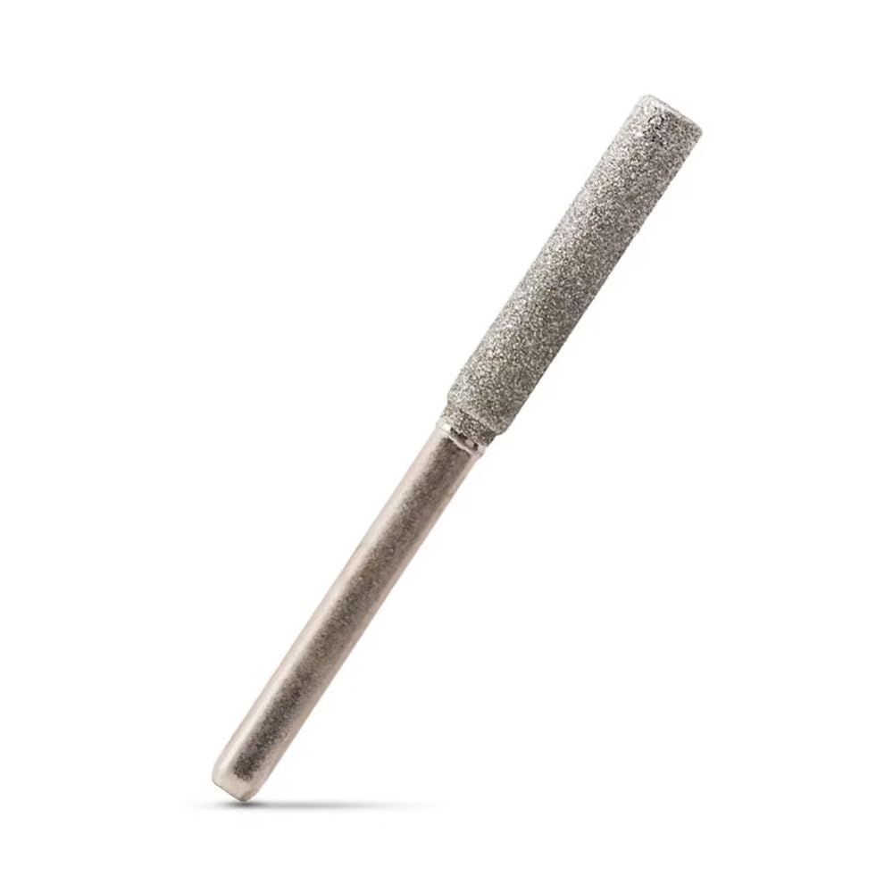 Diamentowa Głowica Szlifierska Walcowa Ziarnistość 240 6-40mm, Powlekane Frezy do Kamieniarstwa Szkła, Akcesoria do Narzędzia Obrotowego Trzonek 6-8mm (1 Sztuka)(12mm)