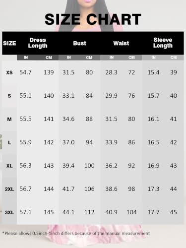 Image of PinkPatty Plus Size Maxi Dress for Women Casual V Neck 3 /4 Sleeve Boho Printed Long Dress with Pockets
