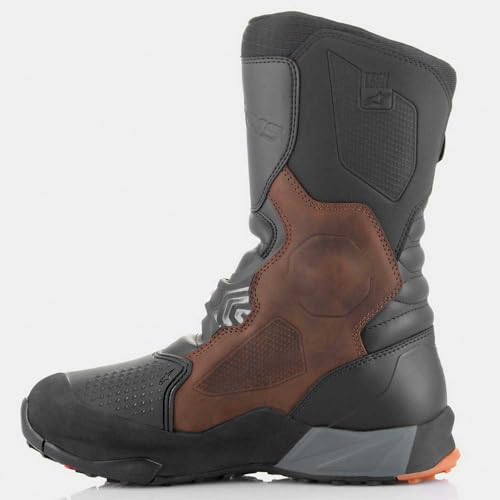 Alpinestars XT-8 Gore-Tex Boots, Waterproof, CE-Certified, All-Terrain Performance & Comfort, 9.5, Black/Brown4