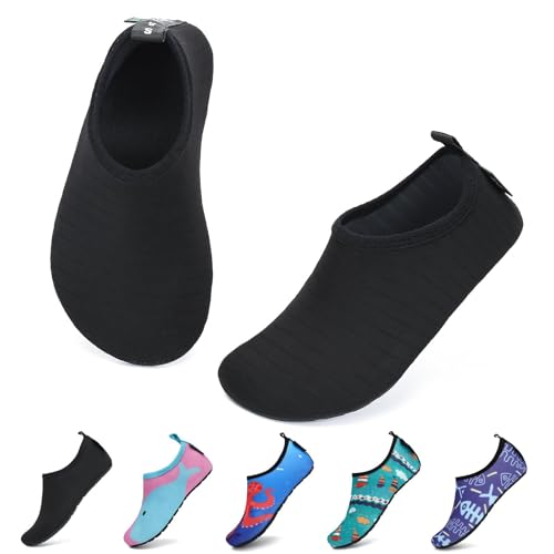 SAGUARO Badeschuhe Kinder Wasserschuhe Kleinkind Schwimmschuhe Strandschuhe...