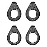 ALEOED 4 Pieces Bicycle Hub Safety Washer M8 and M10, Front Rear Wheel Retaining Clip Hook for Mount