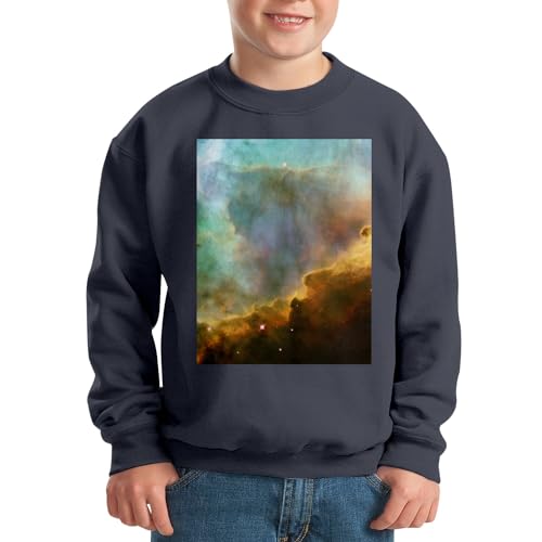 Sweatshirt enfant espace astronomie nébuleuse d'Oméga et pull galaxie ado - 2