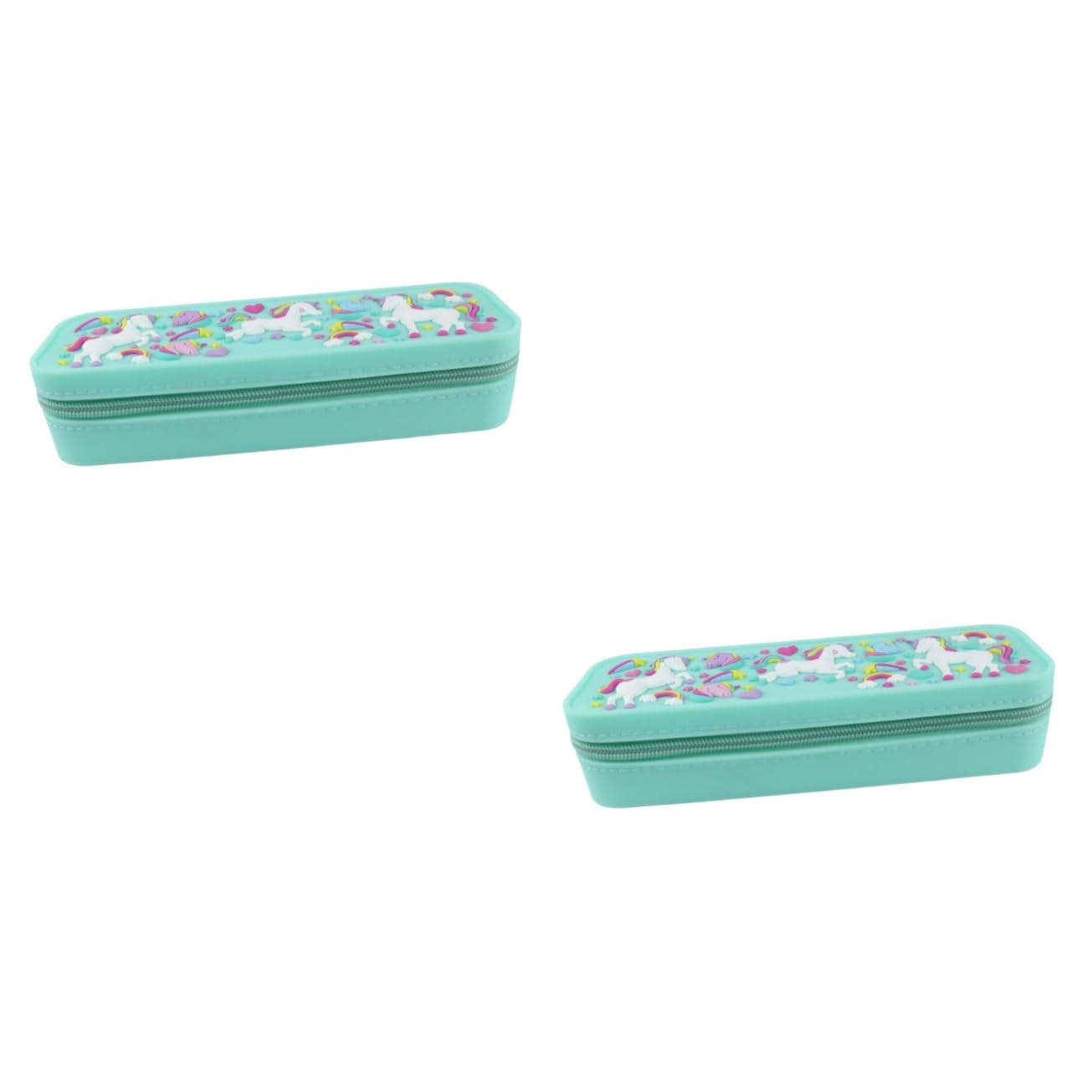 Tofficu 2pezzi Astuccio Silicone Per Capacità Design Per Scuola e Organizzatore Cancelleria Per Ragazze e
