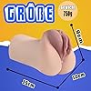 HBTTFR 750G Masturbator, 2 in 1Taschenmuschi Masturbator für Männer, Sexy Doppelkanal kompakt Groß 3D Vagina Klitoris Mastubrator Mann Masturbatoren Masturbieren Spielzeug #1