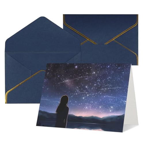 LHDGBWC Thinking of You J[h t 󔒂̃O[eBOJ[h 4x6 m[gJ[h Happy BirthdayJ[h @̃O[eBOJ[h p TL[J[h Ă鏗̎q xr[V[J[h