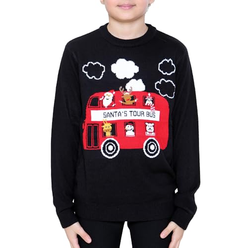 Santa's Tour Bus Christmas Sweater